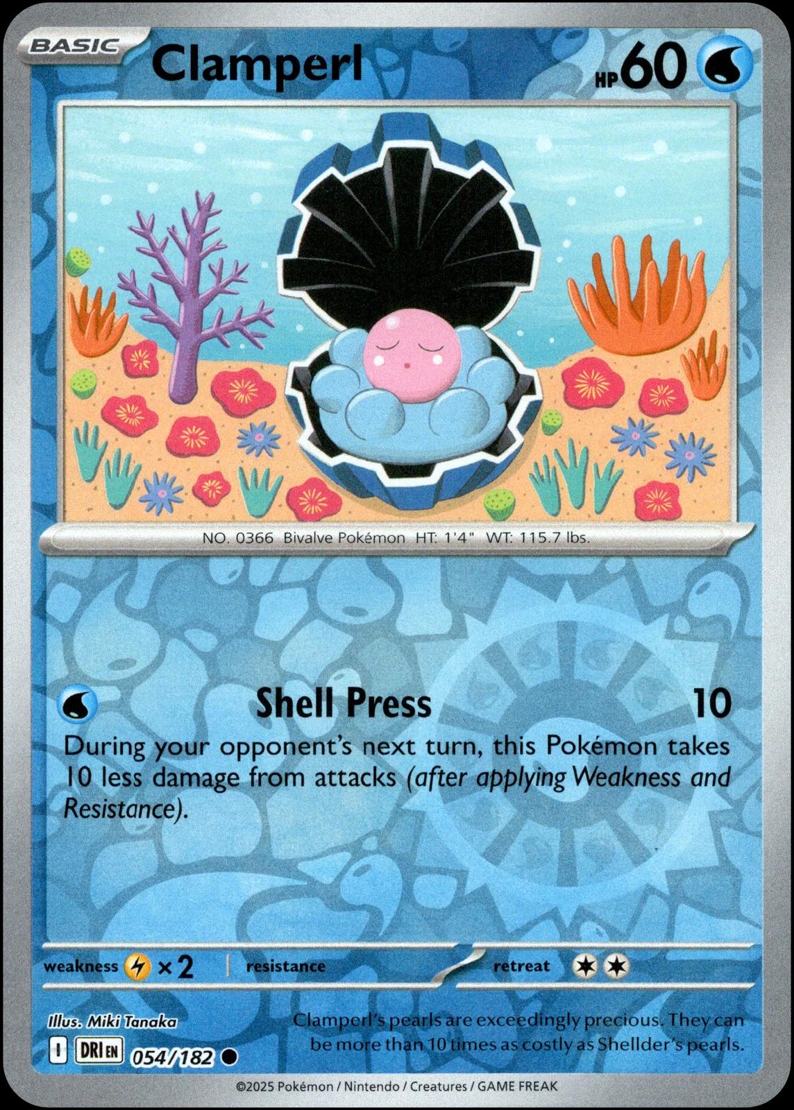 054/182 - Clamperl RH - Destined Rivals