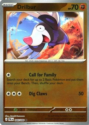 046/084 - Drilbur RH - Pitch Black