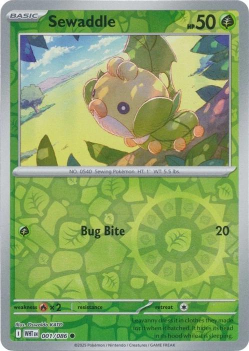 001/086 - Sewaddle RH - White Flare