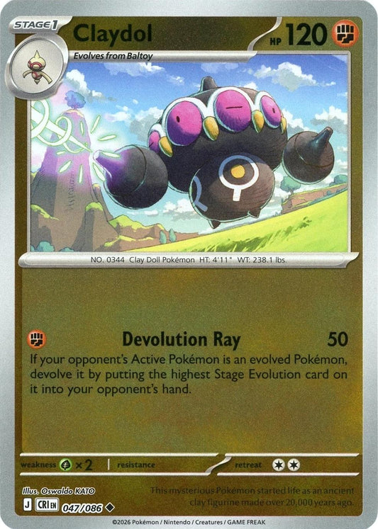 047/086 - Claydol RH - Chaos Rising
