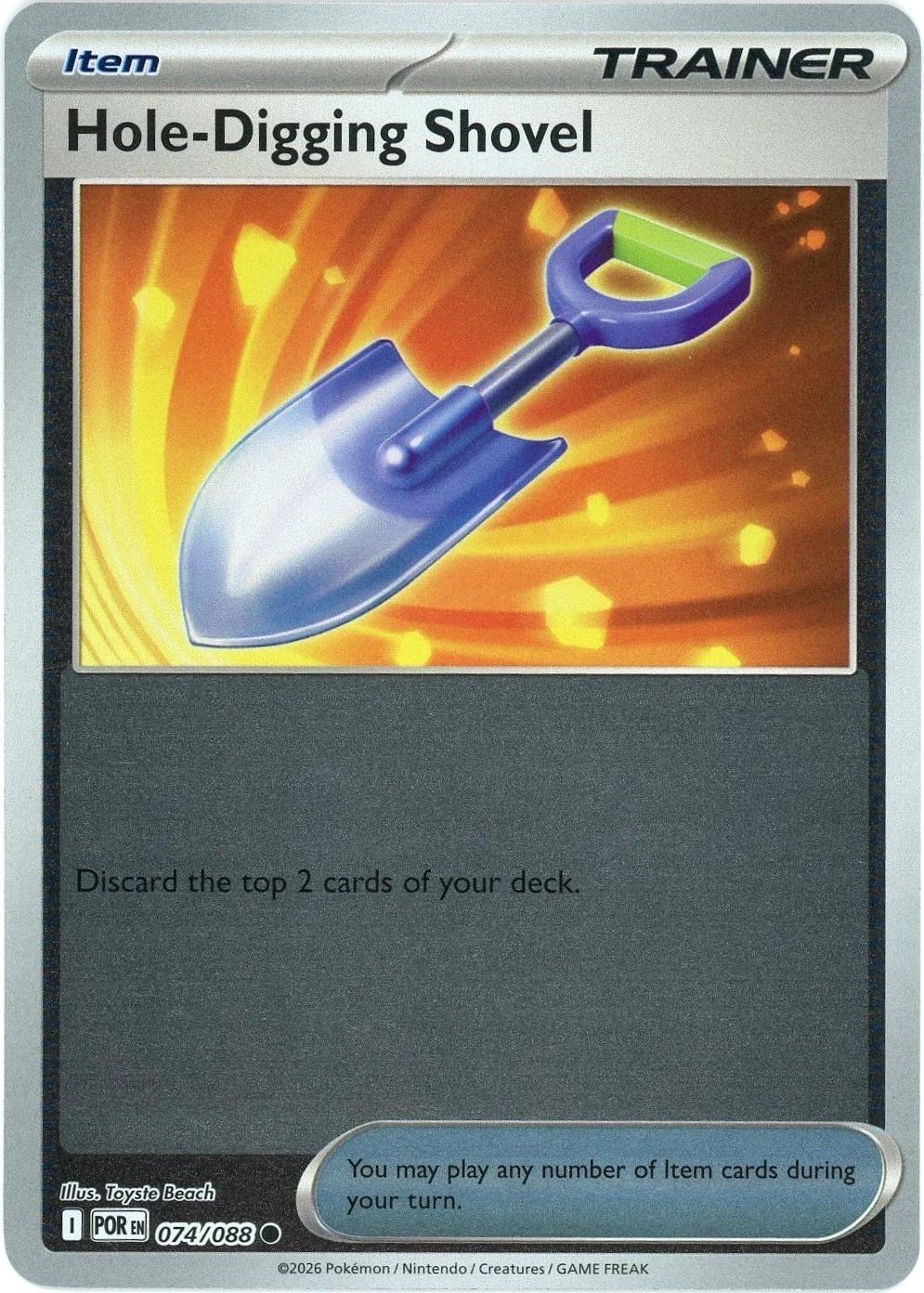 074/088 - Hole-Digging Shovel RH - Perfect Order