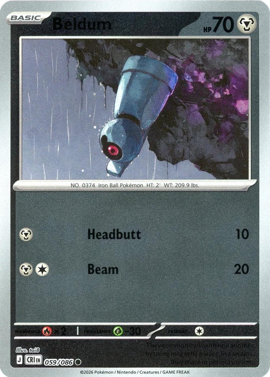 059/086 - Beldum RH - Chaos Rising