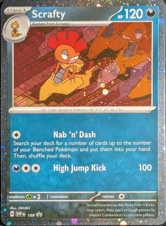 SVP188 - Scrafty - Black Star Promo