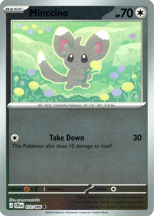 072/086 - Minccino RH - Chaos Rising