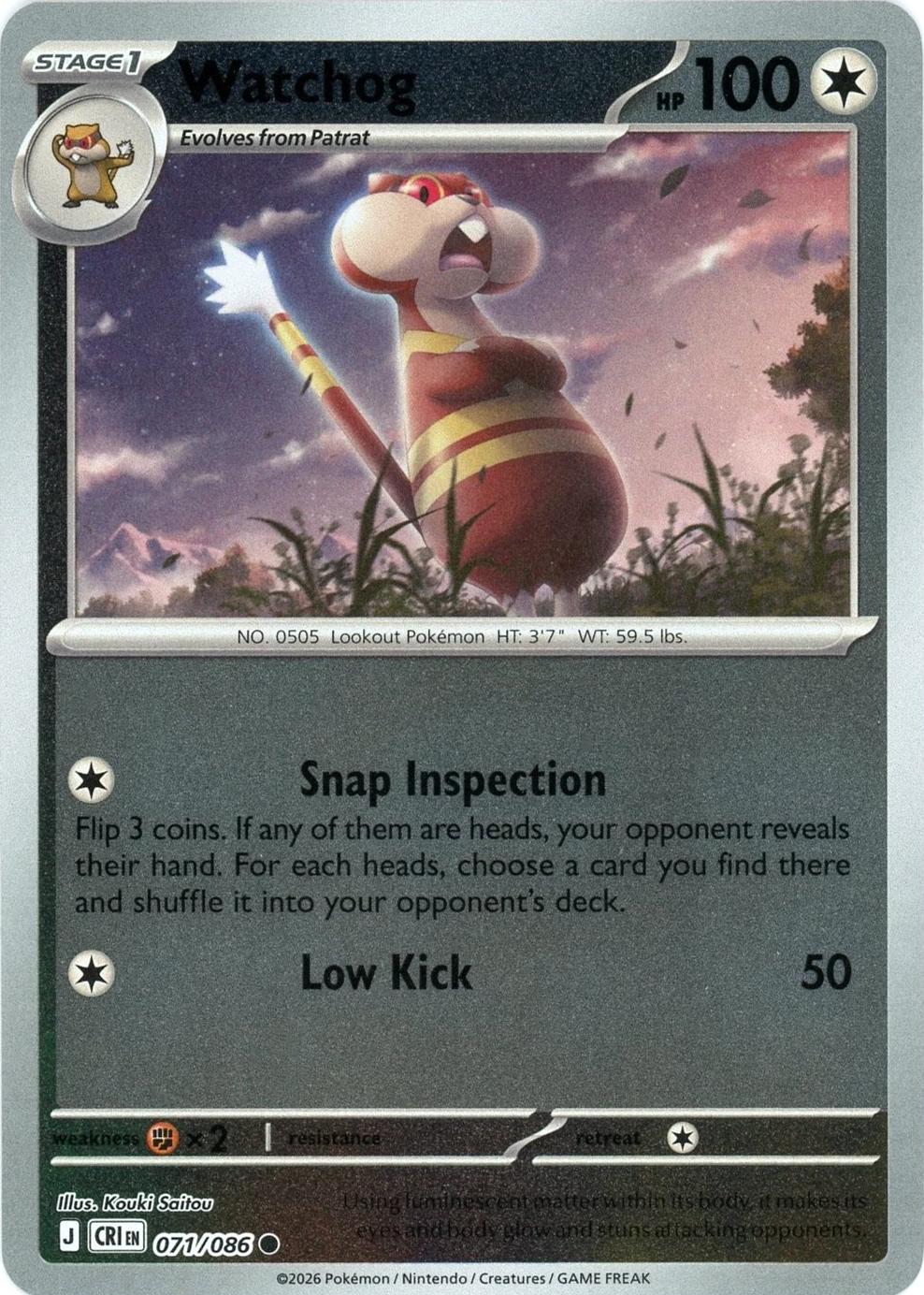 071/086 - Watchog RH - Chaos Rising