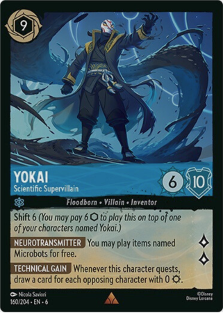 160/204 - Yokai - Scientific Supervillain - Cold Foil - Azurite Sea