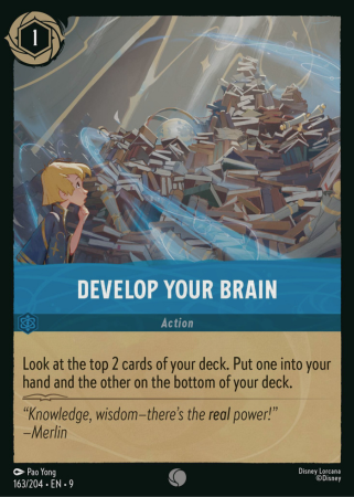 163/204 - Develop Your Brain - Cold Foil - Fabled