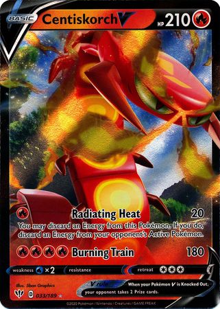 033/189 - Centiskorch V - Darkness Ablaze
