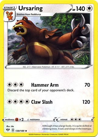 139/189 - Ursaring - Darkness Ablaze
