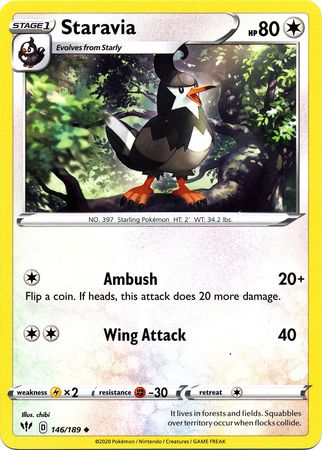 146/189 - Staravia - Darkness Ablaze