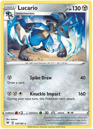 120/185 - Lucario - Vivid Voltage