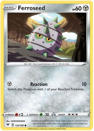123/185 - Ferroseed - Vivid Voltage