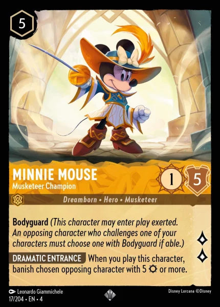 017/204 - Mickey Mouse – Musketeer Champion - Ursula's Return