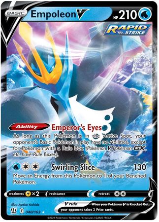 040/163 - Empoleon V - Battle Styles