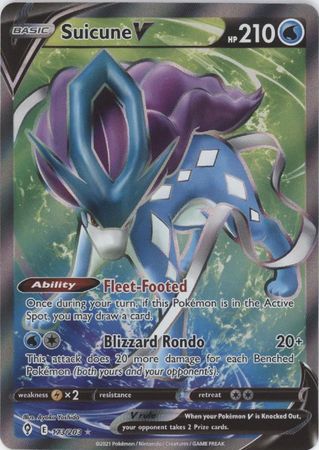 173/203 - Suicune V - Evolving Skies