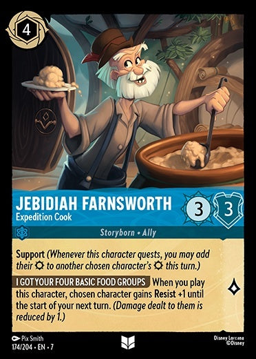 174/204 - Jebidiah Farnsworth - Expedition Cook - Archazia's Island
