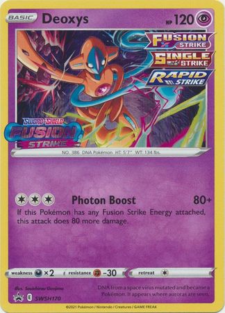 SWSH170 - Deoxys - Black Star Promo