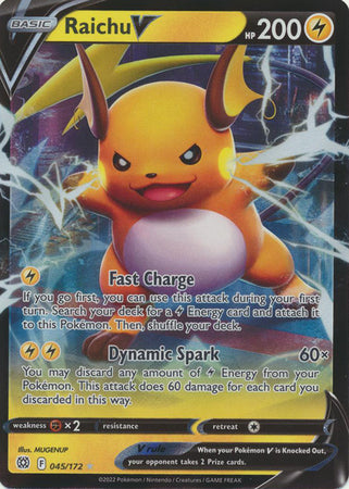 045/172 - Raichu V - Brilliant Stars