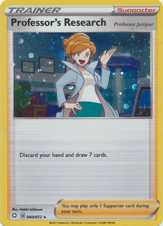 060/072 - Professor's Research Professor Juniper - Holo Promo - Shining Fates