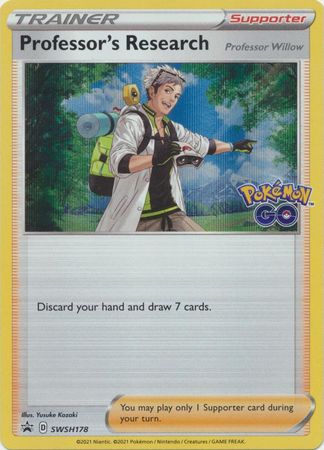 SWSH178 - Professor's Research - Willow - Holo - Black Star Promo