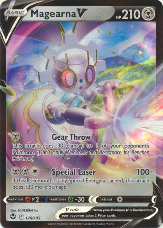 128/195 - Magearna V - Silver Tempest