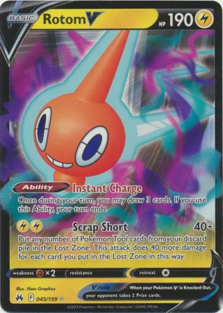 045/159 - Rotom V - Crown Zenith