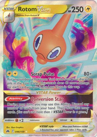 046/159 - Rotom VSTAR - Crown Zenith