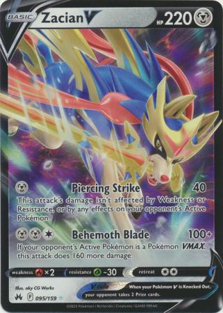 095/159 - Zacian V - Crown Zenith