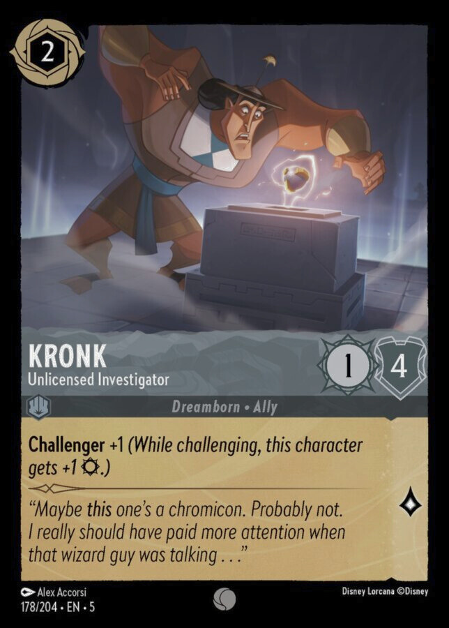 178/204 - Kronk - Unlicensed Investigator - Holo - Shimmering Skies