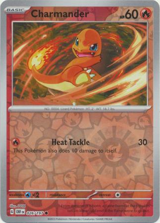 026/197 - Charmander RH - Obsidian Flames