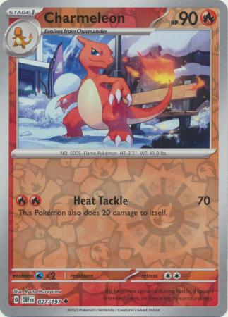 027/197 - Charmeleon RH - Obsidian Flames