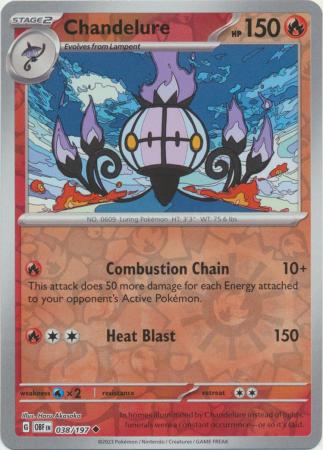 038/197 - Chandelure RH - Obsidian Flames