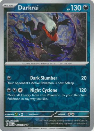 136/197 - Darkrai RH - Obsidian Flames