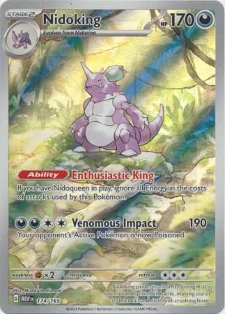 174/165 - Nidoking - Pokemon 151