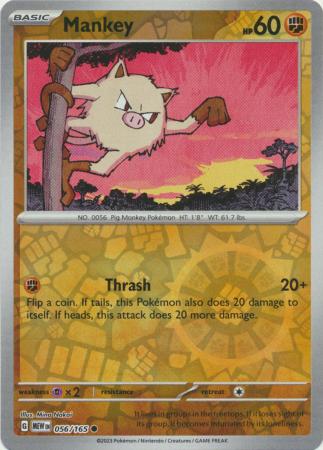 056/165 - Mankey RH - Pokemon 151