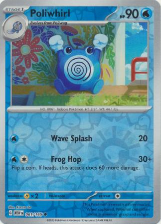 061/165 - Poliwhirl RH - Pokemon 151