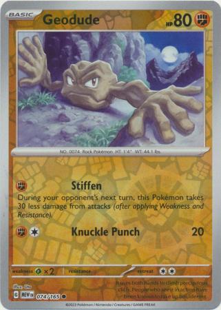 074/165 - Geodude RH - Pokemon 151