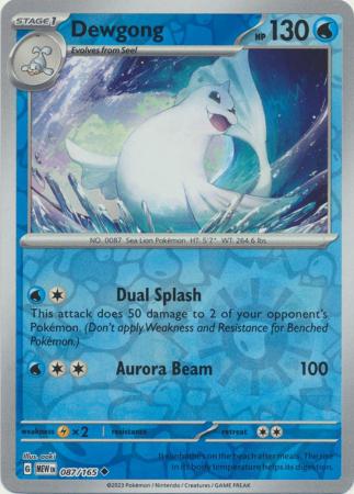 087/165 - Dewgong RH - Pokemon 151