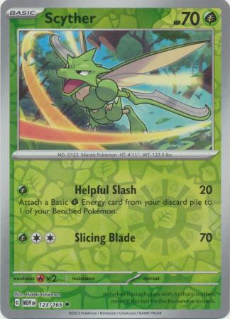 123/165 - Scyther RH - Pokemon 151