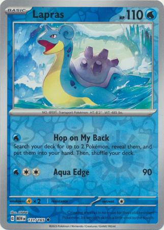 131/165 - Lapras RH - Pokemon 151