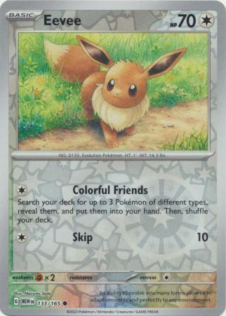 133/165 - Eevee RH - Pokemon 151