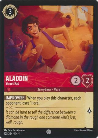 105/204 - Aladdin - Street Rat - The First Chapter