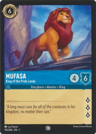 155/204 - Mufasa - King of the Pride Lands - The First Chapter