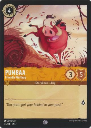 017/204 - Pumbaa - Friendly Warthog - The First Chapter