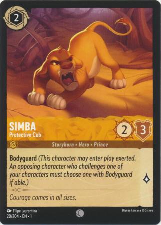 020/204 - Simba - Protective Cub - The First Chapter