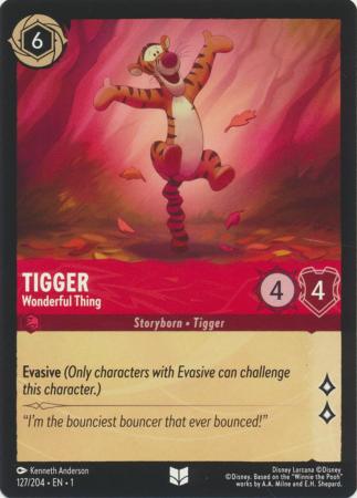 127/204 - Tigger - Wonderful Thing - The First Chapter