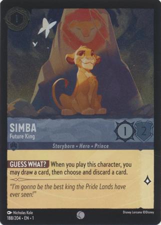 188/204 - Simba - Future King - Cold Foil - The First Chapter