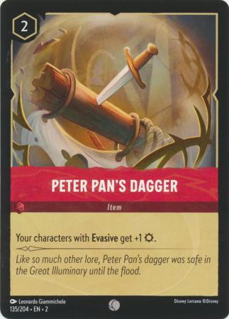 135/204 - Peter Pan's Dagger - Rise of the Floodborn