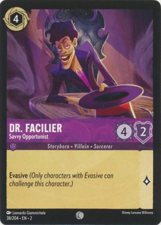 038/204 - Dr. Facilier - Savvy Opportunist - Rise of the Floodborn