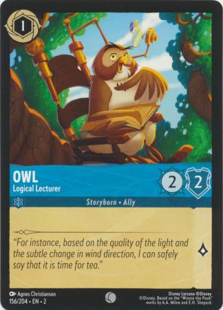 156/204 - Owl - Logical Lecturer - Rise of the Floodborn